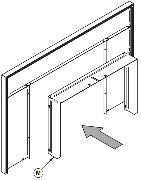 OSBURN 3500 Wood Insert - holes