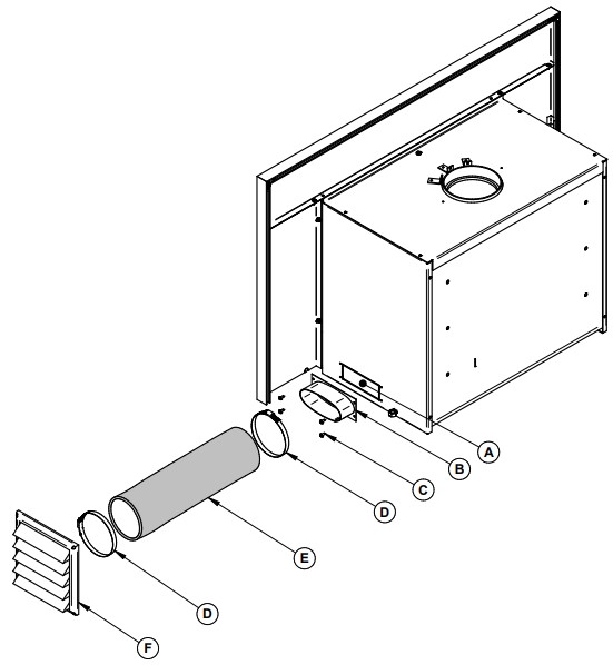 OSBURN OB02016 Wood Burning Insert - parts36