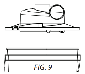 Oneida Air AXD250099 Lid Separator Dust Deput - System Dimensions4