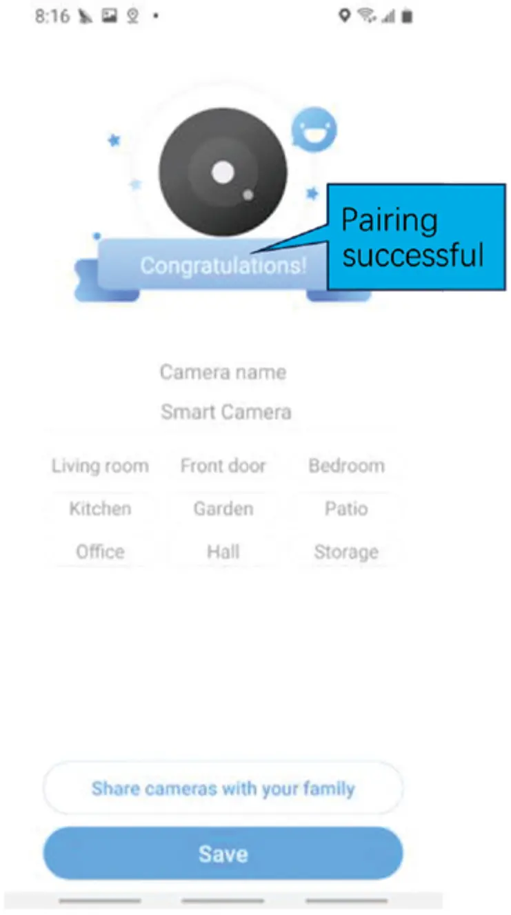 PANORAXY A16 Wireless Home Indoor Security Camera - Wifi Connect 4