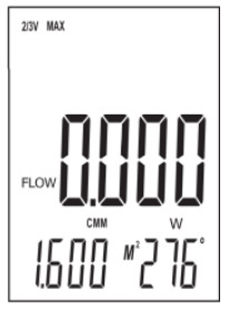 PCE HWA 30 Hot Wire Anemometer - measurement 3