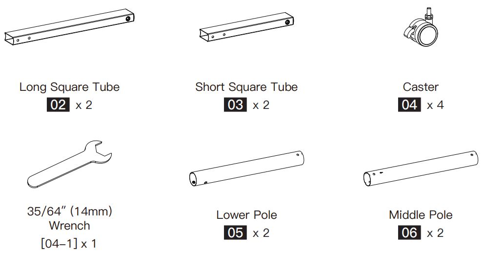 PERLEGEAR-PGTVMC14-Rolling-TV-Stand-fig-9