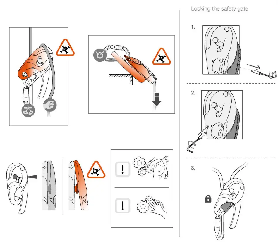 PETZL 0019600 Self Braking Descender Bely Device - FIGURE 8
