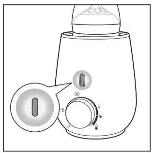 Using the bottle warmer