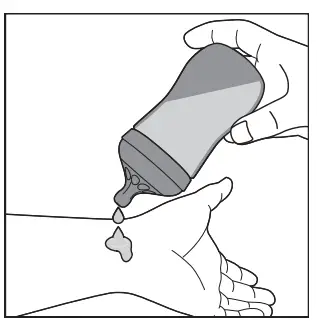 Using the bottle warmer