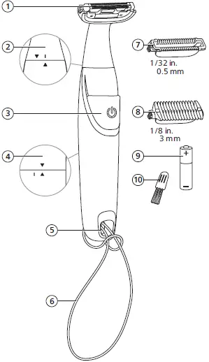 PHILIPS BG1026 Norelco Showerproof Body Groomer 01