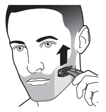 PHILIPS QP2630 Norelco OneBlade Face Body Trimmer - direction