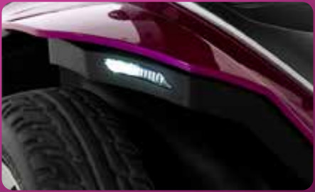 PRIDE MOBILITY JAIR21001 Jazzy Air 2 0 Elevated Wheelchair - visibility