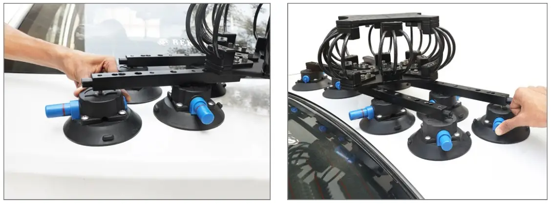 PROAIM VISPGP01 Suction Car Mount with Vibration Isolator  - arms5