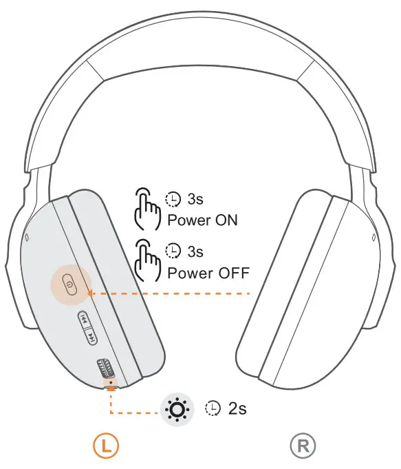 PXN Ravine Pro Wireless Noise Canceling Gaming Headset - charging