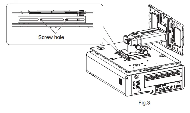 Panasonic ET WBC100 Wall Mount Bracket - plate1