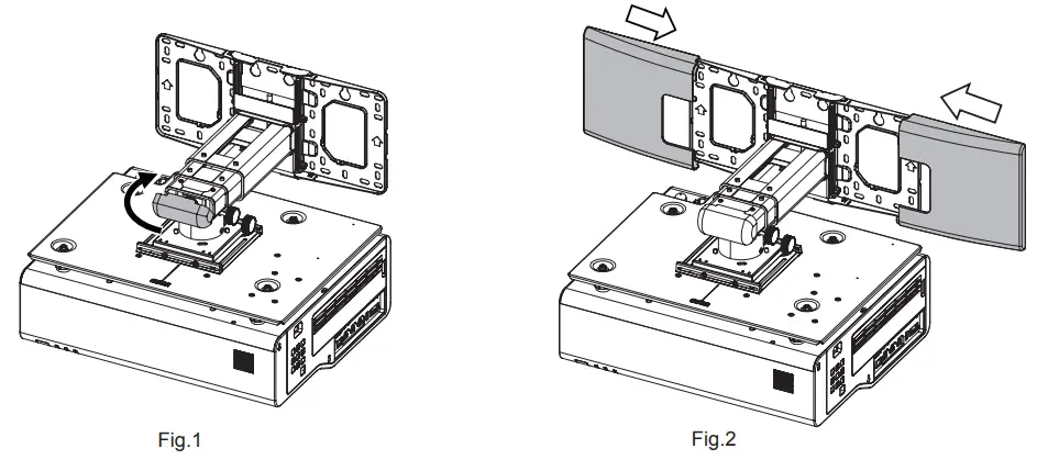 Panasonic ET WBC100 Wall Mount Bracket - plug2