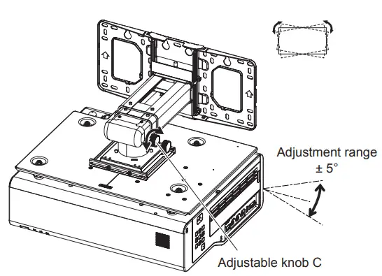 Panasonic ET WBC100 Wall Mount Bracket - plug6