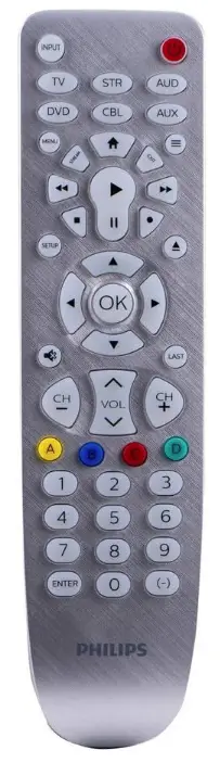 Philips SRP3016S-27 Backlit Universal Remote Control-PRODUCT