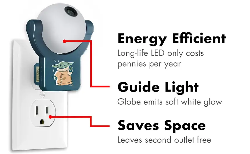 Projectables-53814-Child-LED-Night-Light-FEATURES