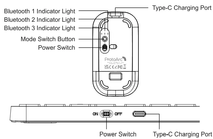 ProtoArc-KM100-A-Wireless-Keyboard-Mouse-IMAGE-1