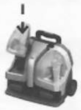 Pugdoctor 93407 Portable Spot Cleaner - Replace Clean Water Tank