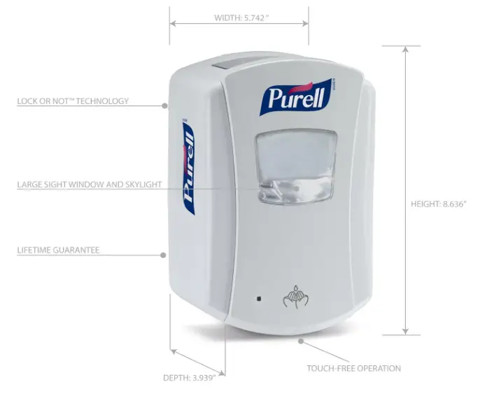 Purell-1320-04-Hand-Sanitizer-Dispenser-fig-1
