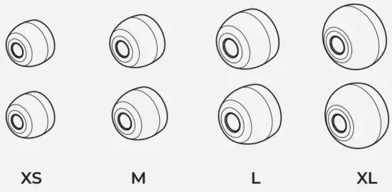 RAYCON RBE745 The Fitness Earbuds -GEL TIPS