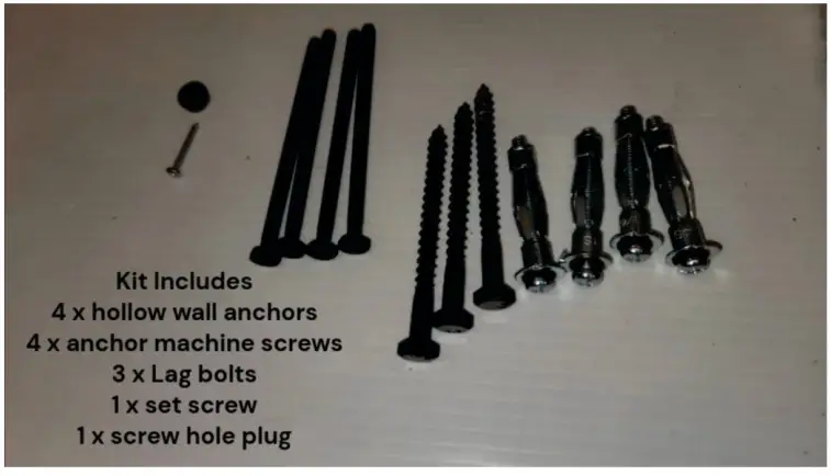 RAYNE Hardwood Floating Shelf Solid Wood - Hardwer