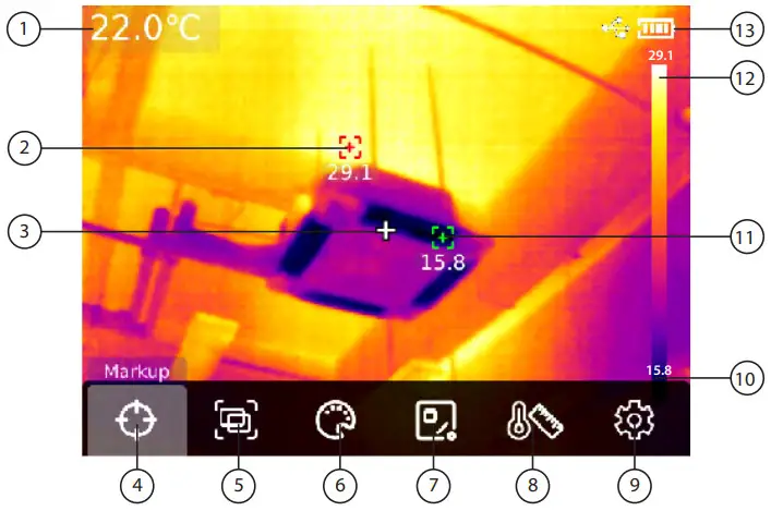 REED Instruments R2170 Thermal Imaging Camera - fig 2