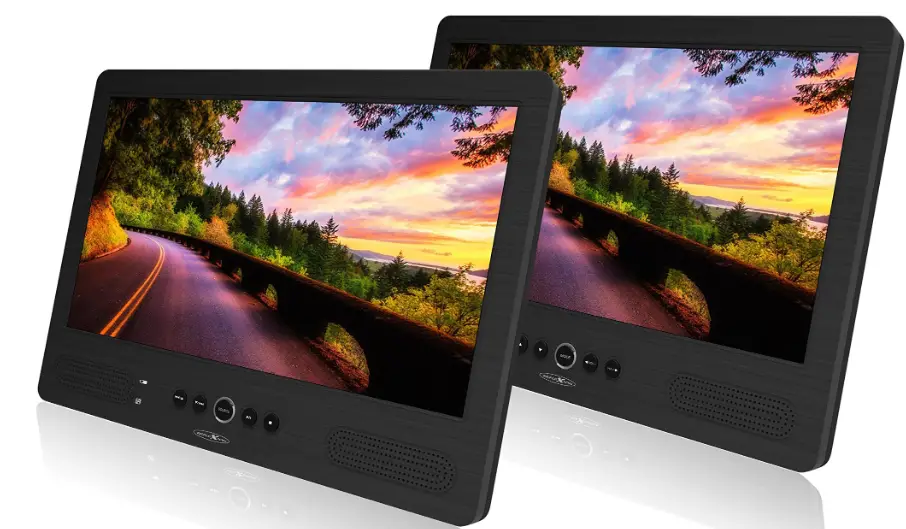 REFLEXION-DVD1052N-Mobiler-10-Zoll-Twin-Monitor-MitDVD-Player-FEATURED