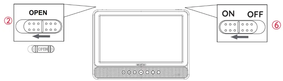 REFLEXION-DVD1052N-Mobiler-10-Zoll-Twin-Monitor-MitDVD-Player-FIG (4)
