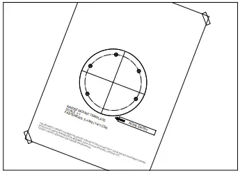 Determine winch mounting position 