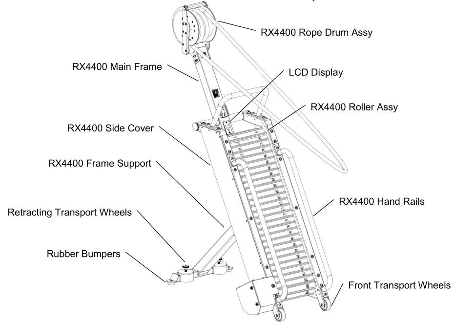 ROPEFLEX RX4400 Spartan Climb Tread Climbing Machine - Overview 2