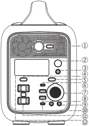 RUNHOOD HOST ENGINE 600 Portable Power Station A1