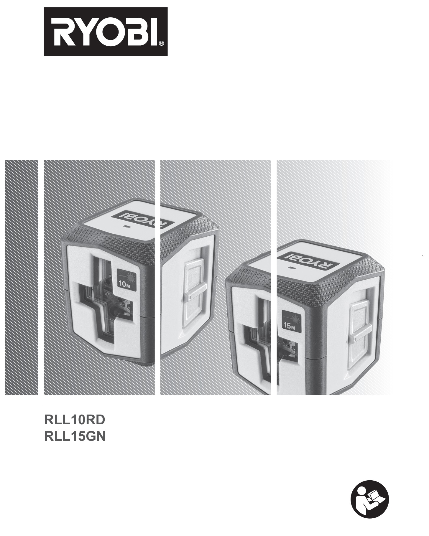 RYOBI RLL10RD Red Cross Line Laser Instruction Manual