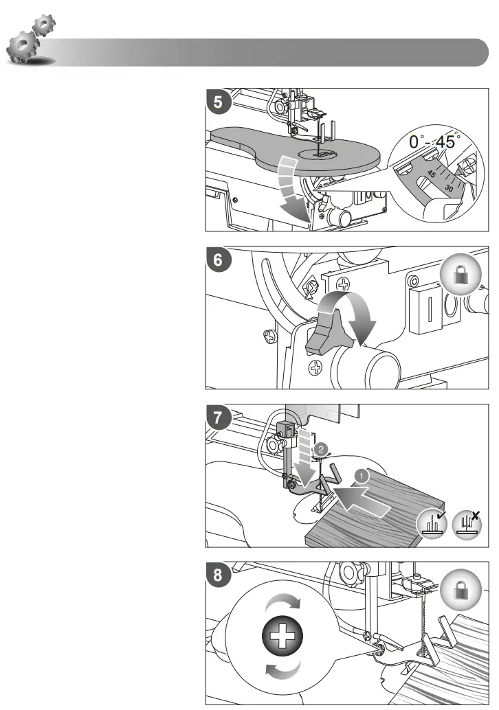 RYOBI RSW1240G 405mm Stationary Scroll Saw - Figure 6