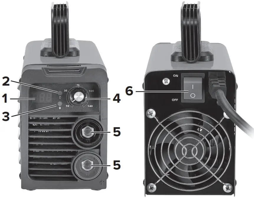 Rebel RB 1040 Inverter MMA Welder - Parts