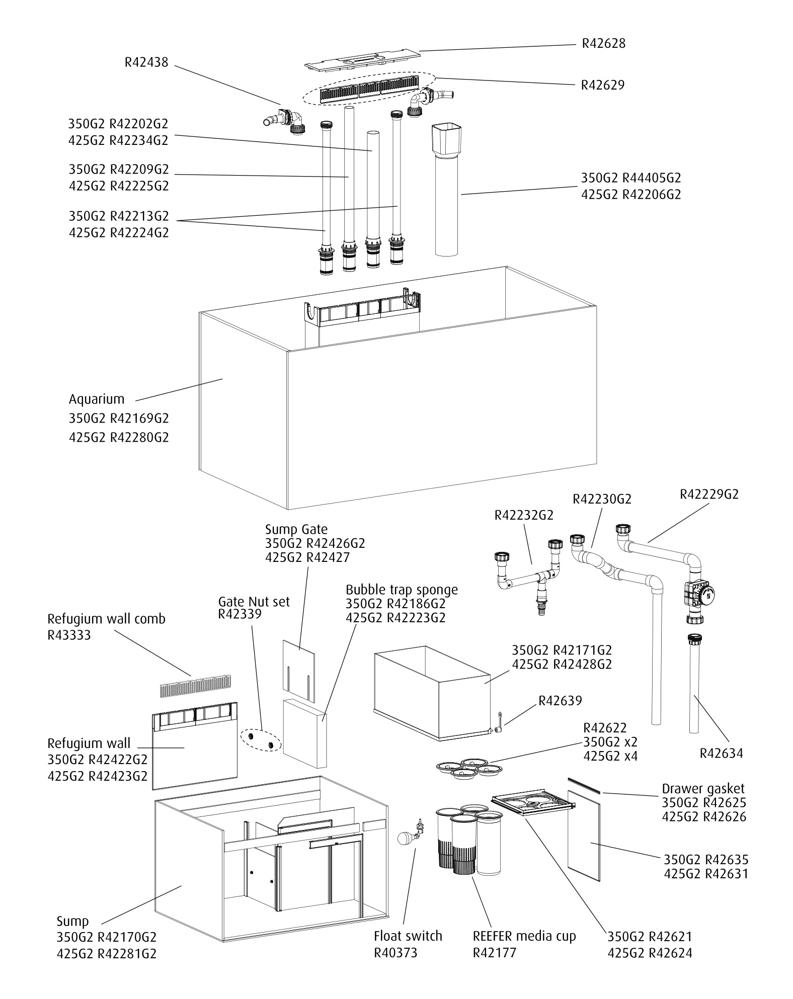 Red Sea 350 G2 Aquarium Water Management System - Aquarium Water Management System