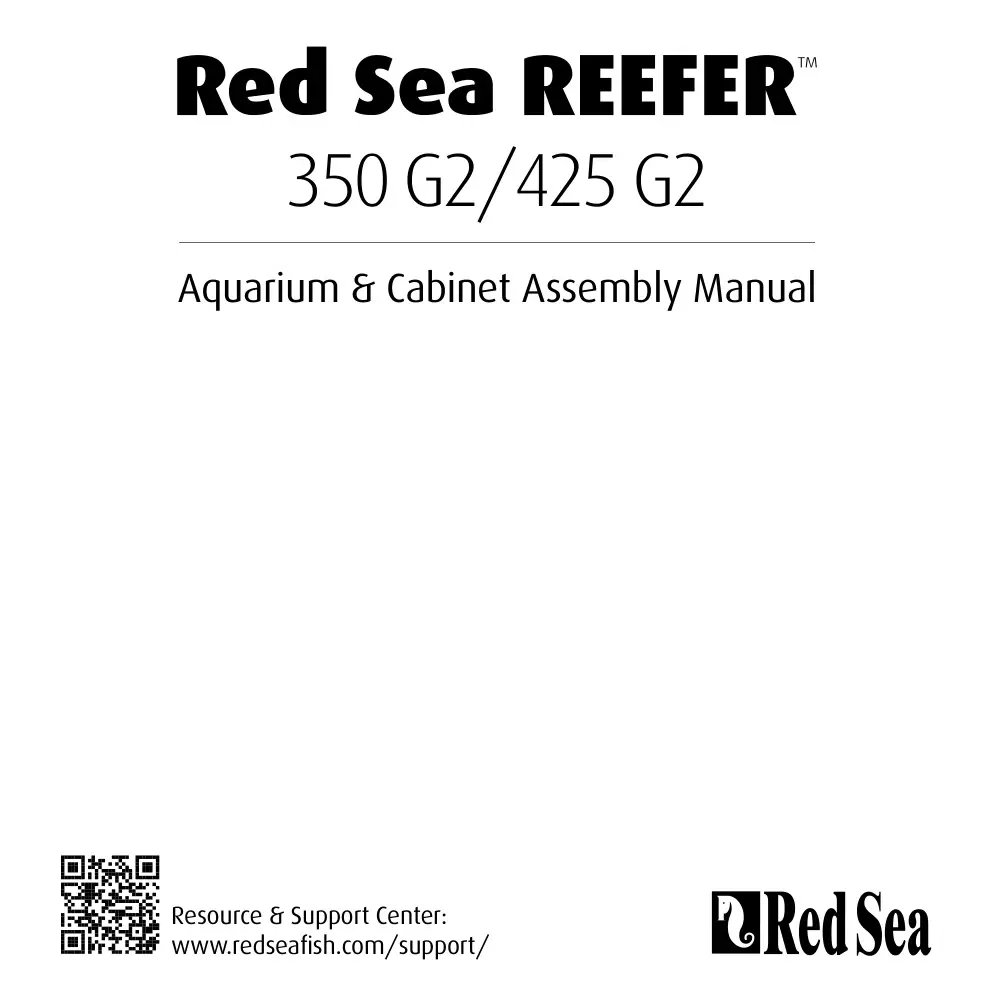 Red Sea 350 G2 Aquarium Water Management System Instruction Manual