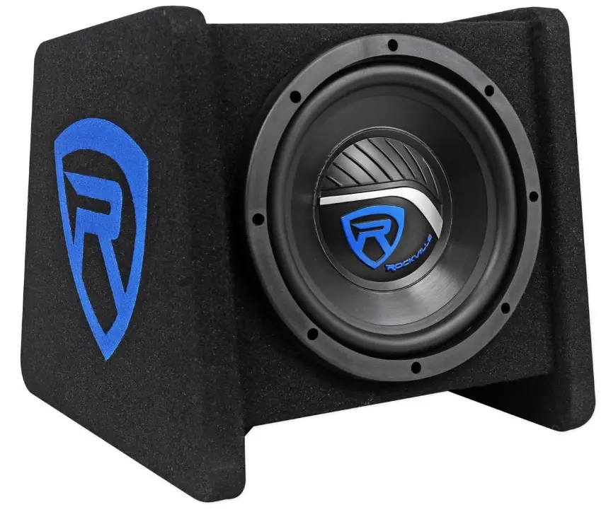 Rockville RV8.1A Car Subwoofer Enclosure+Mono Amplifier-fig- (1)