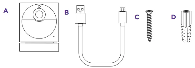 Roku CW2000R Outdoor Camera - included