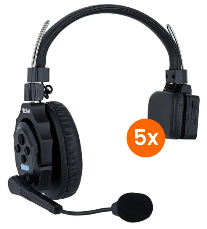 Rollei Xtalk X5 Intercom Headsets
