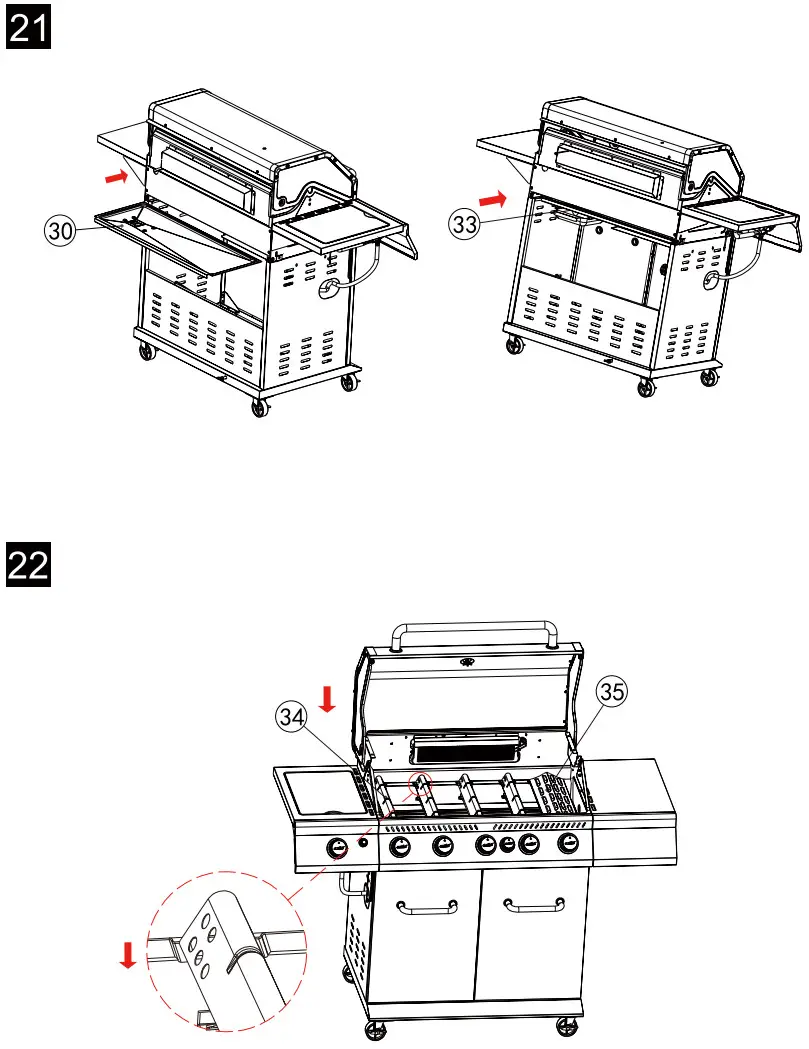 Royal Gourmet GA5403R Deluxe 5 Burner Gas Grill - Image 61