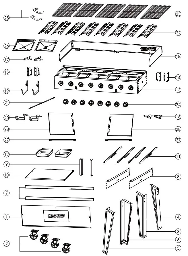 Royal-Gourmet-GB8003-Large-Event-8-Burner-Gas-Grill-fig-2