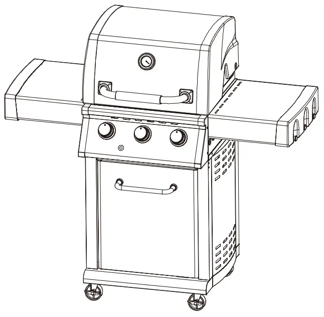 Royal-Gourmet-MG3000-Mirage-3-Burner-Gas-Grill-fig-1