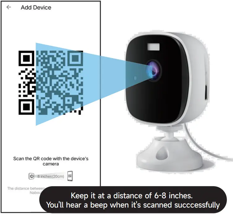 RrAYCOM T1 Security Camera - Add Camera 5