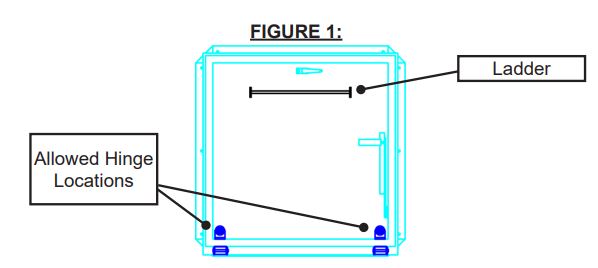 SAFEWAZE 023-12154 Belmont Safety Hatch System User Manual - FIGURE 1