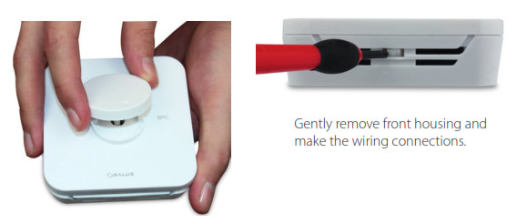 SALUS HTR230 Dial Thermostat - remove