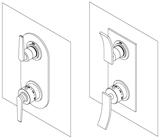 SANTEC TH-9010 Thermostatic Trim