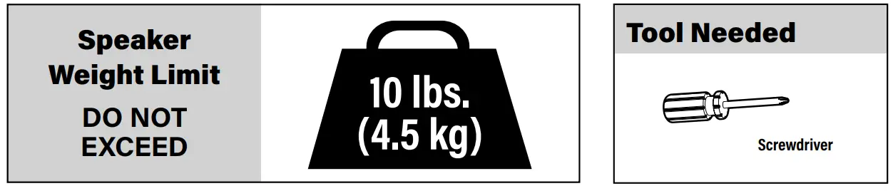 SANUS WSSE3A1 Adjustable Height Stand - Icon