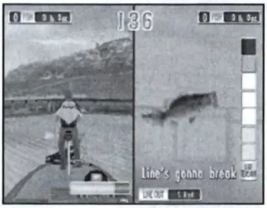 SEGA PS2 Bass Fishing Duel - NORMAL DUEL