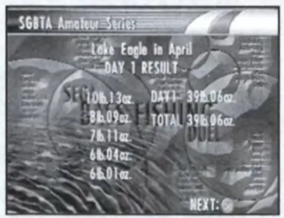 SEGA PS2 Bass Fishing Duel - TOURNAMENT3