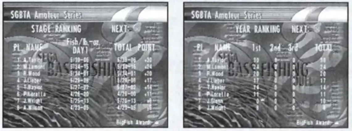 SEGA PS2 Bass Fishing Duel - TOURNAMENT4