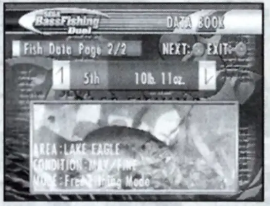 SEGA PS2 Bass Fishing Duel - data1